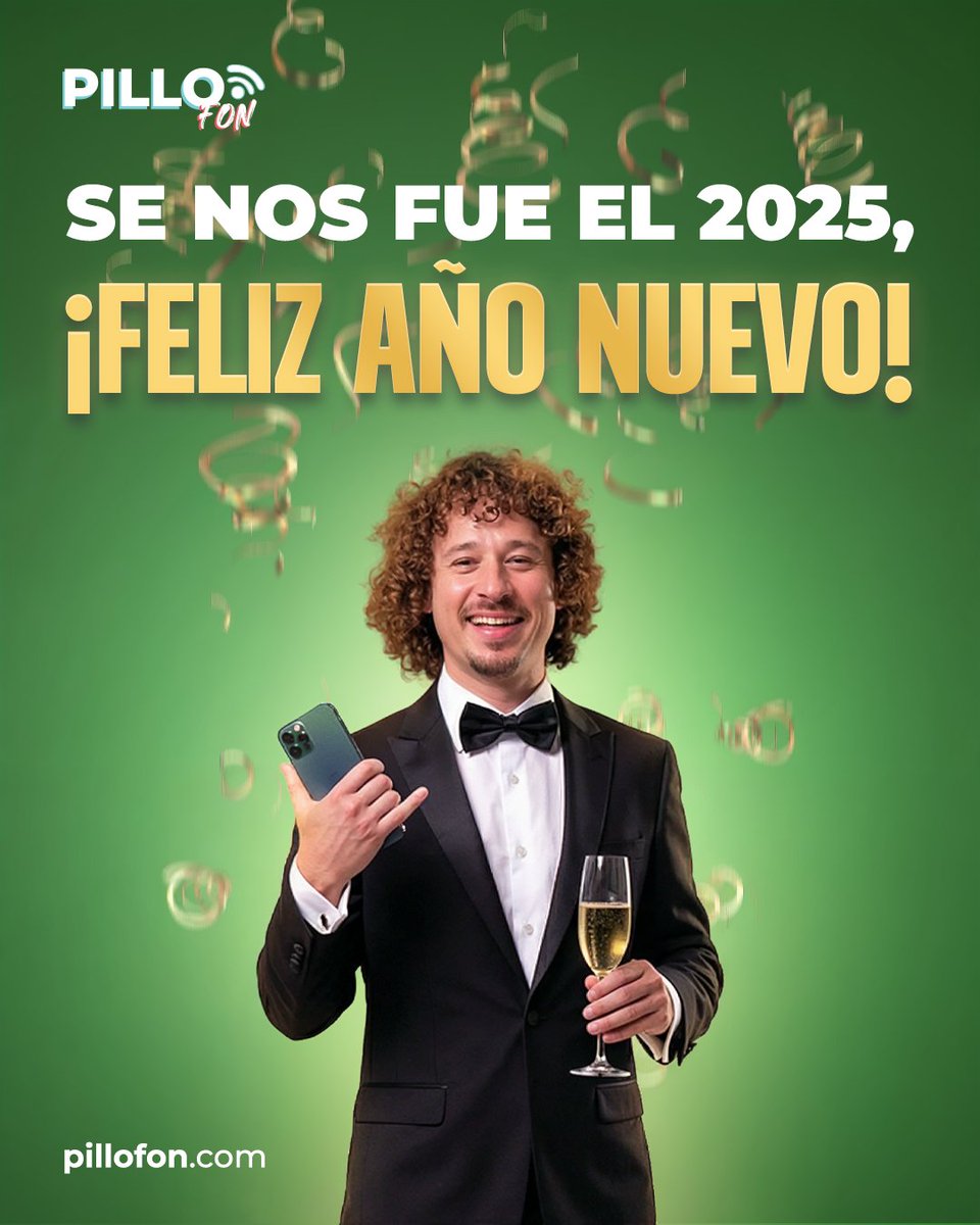 Neta, gracias por estar aquí.
Andamos medio emocionales, pero de verdad queremos agradecerte por creer en esta aventura y por ser parte de la familia PilloFon todo este año. 🫶✨
Arrancamos el 2026 listos para compartir más historias locas y seguir armando cosas chidas juntos.
Y
