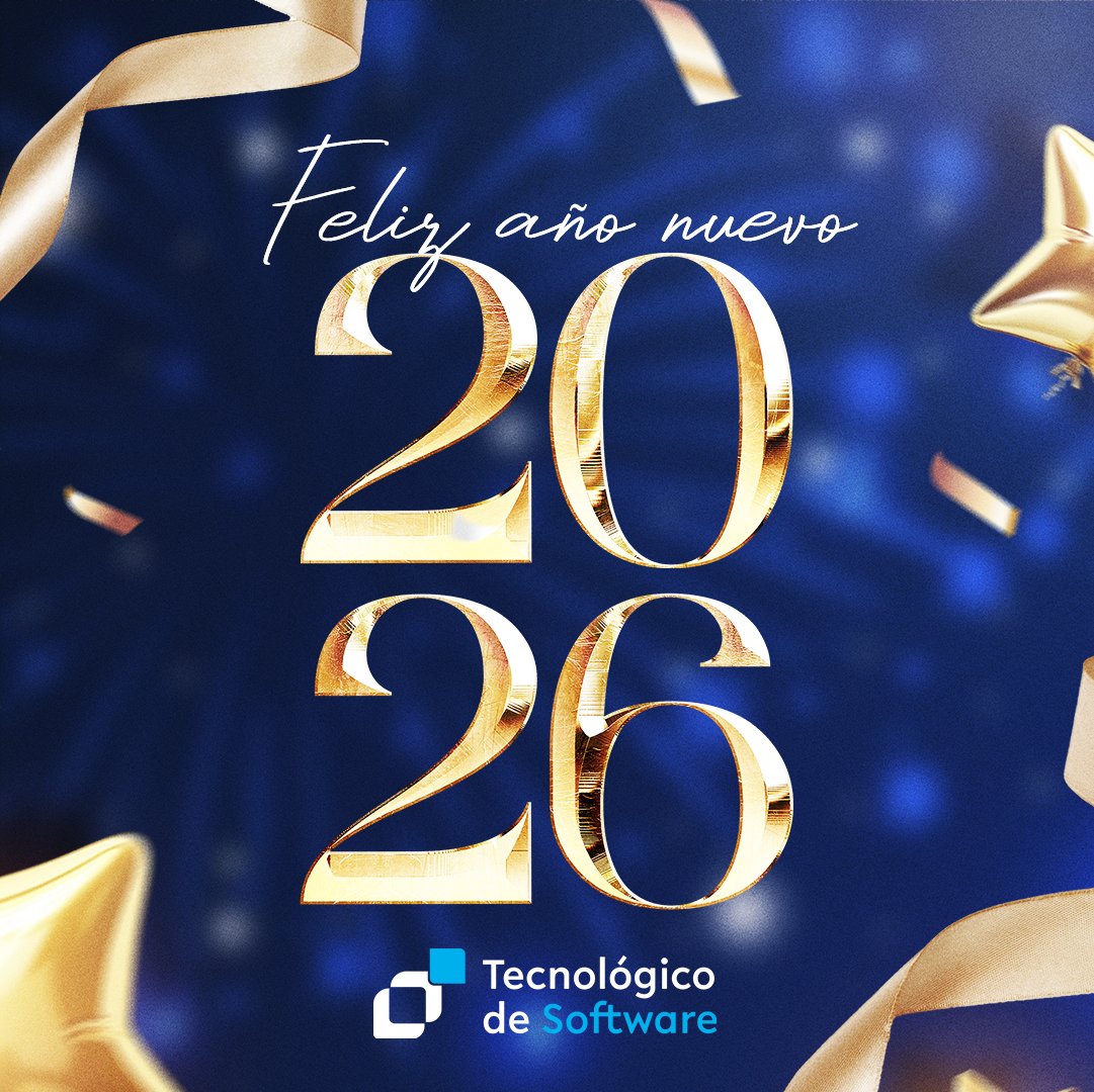 En el #TecDeSoftware creemos en el potencial ilimitado de quienes se atreven a innovar. ​
Que este Año Nuevo te impulse a diseñar la mejor versión de ti mismo, a superar tus propios límites y a crear el impacto que siempre has soñado.​

¡Feliz  Año Nuevo 2026!