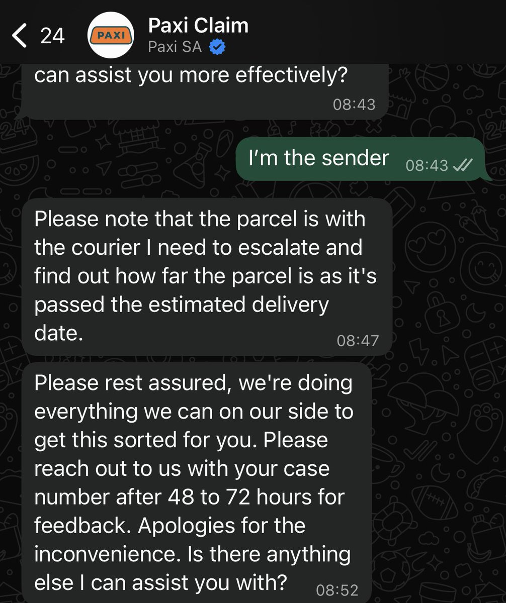 Offy_Nonhle's tweet photo. This was the 19th !!! How does courier take over 15 days to deliver a package from GP to MP https://t.co/Fao9kaOE53