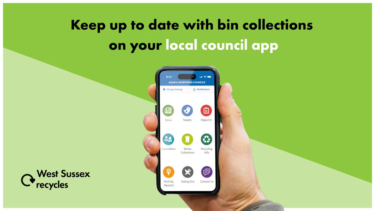 West Sussex recycles tweet media