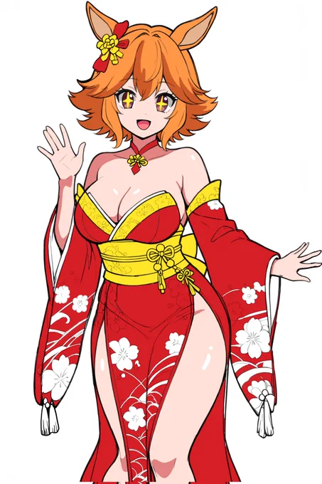 明けましておめでとうございます フクちゃん愛してるう! #マチカネフクキタル