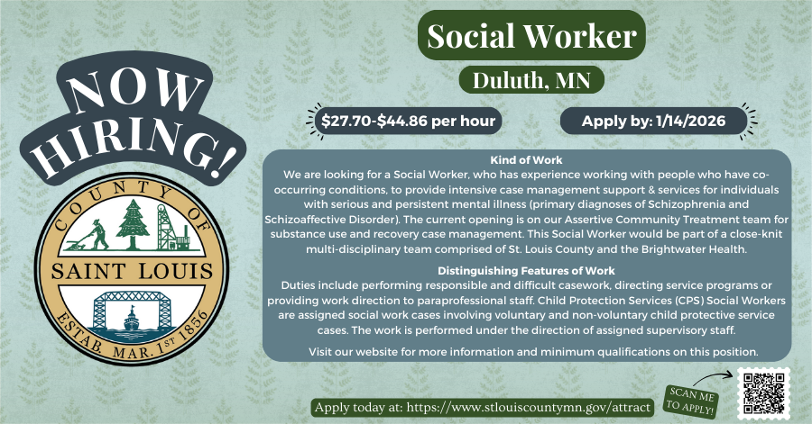 We are hiring! #hiring #socialwork #mentalhealth