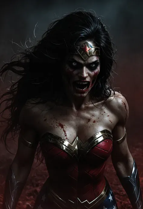 Angelus253's tweet photo. Wonder Woman ne protège plus la justice… elle traque les vivants.
Qui survit à Ça ? Lasso de vérité ou headshot direct ?
#WonderWoman #Zombie #ZombieWonderWoman #DCComics #DCUniverse #WonderWomanZombie #Horreur #ApocalypseZombie #DarkDC #DianaPrince #SuperheroHorror #Undead #WalkingDead #DCEU #JusticeLeague #Halloween #HorrorArt #FanArt #Apocalypse #Gore #DarkArt #DCFan #ComicBooks #Superhero #Zombies #Infected #Blood #Terror #CosplayHorror #AIArt #Midjourney Terre-55