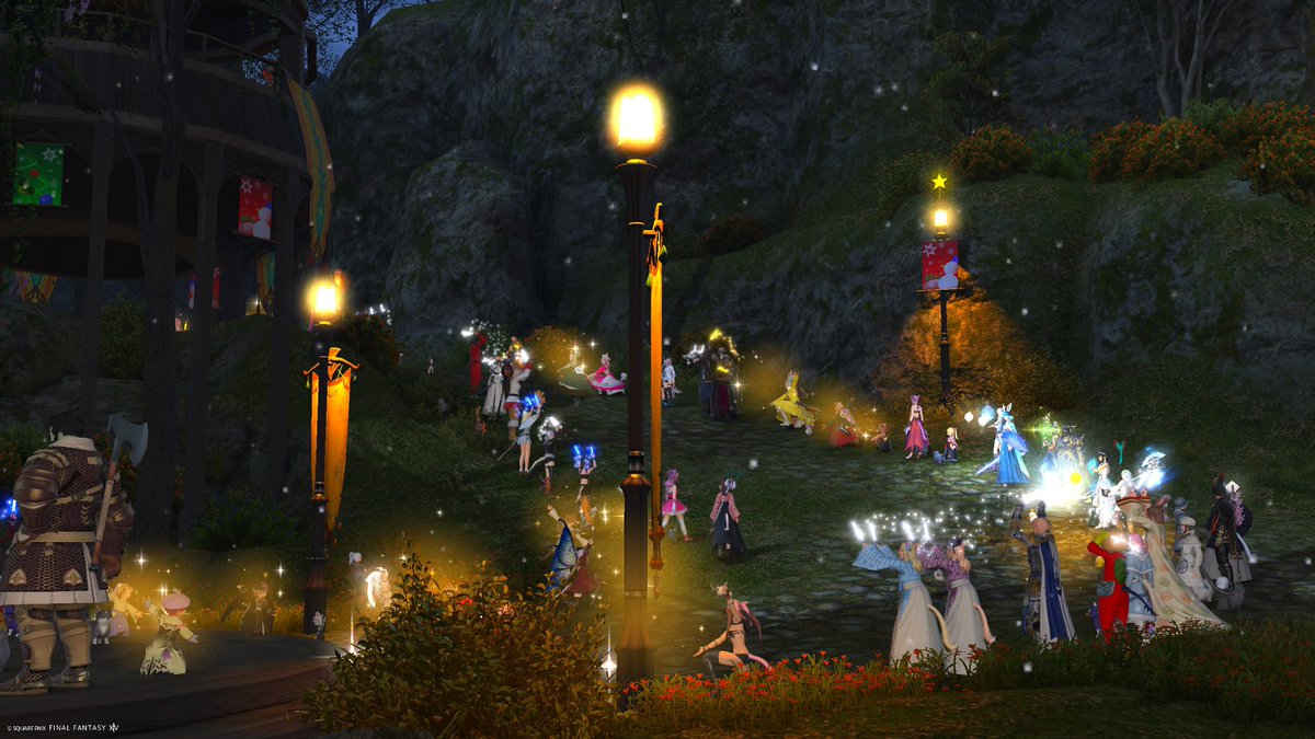lemonade_ff14's tweet photo. あけましておめでとうございます！
今年もよろしくお願いします(*.ˬ.)"

年越しはグリダニアロードなどに参加させていただきました。きらきら〜！！💫 https://t.co/t6OVFLudNB