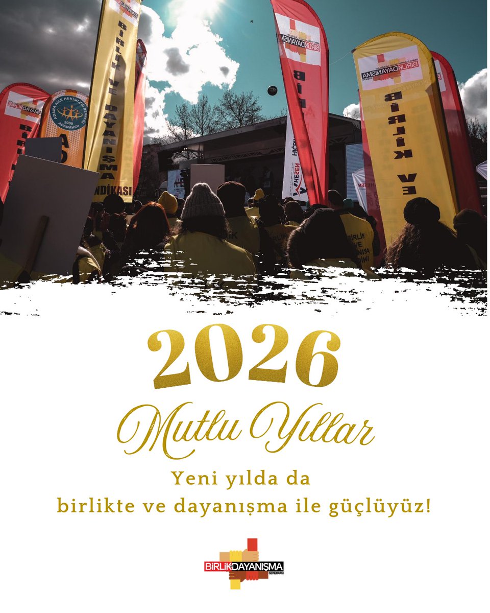 2026'nın
mobbingsiz, şiddetsiz,
sadece işimizi yaptığımız,
işimizi yaparken emeğimizin karşılığını alabildiğimiz bir yıl olmasını ve hepimize mutluluk, sağlık ve esenlik, 
tüm dünyaya ise barış ve huzur
getirmesini diliyoruz.

İyi seneler