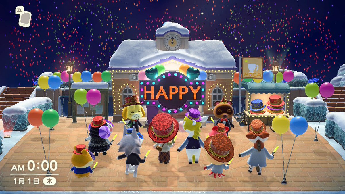 アプデ楽しみすぎてついこっちで年越しちゃった🥳
昨年はお世話になりました！
今年もどうぞよろしくお願いいたしますっ(*ˊᵕˋ* )❤