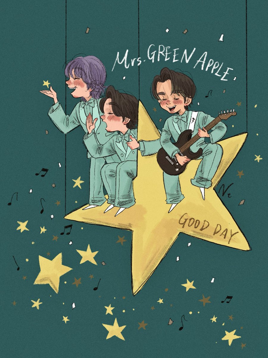 LA LA LA LA LA LA LA LA🎶 #MrsGREENAPPLE #大森元貴 #若井滉斗 #藤澤涼架