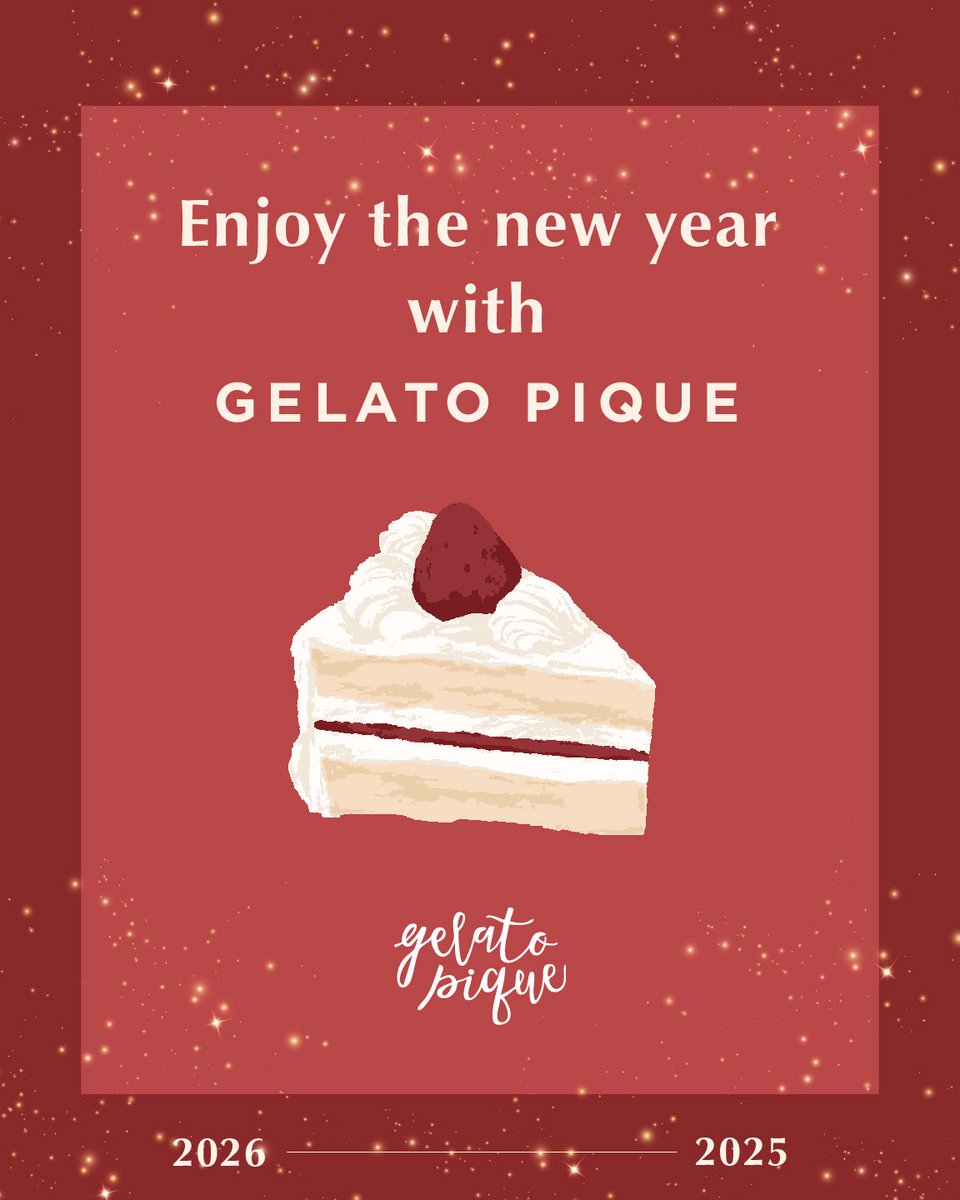PIQUE HAPPY NEW YEAR 2026 ルームウェア GELATO