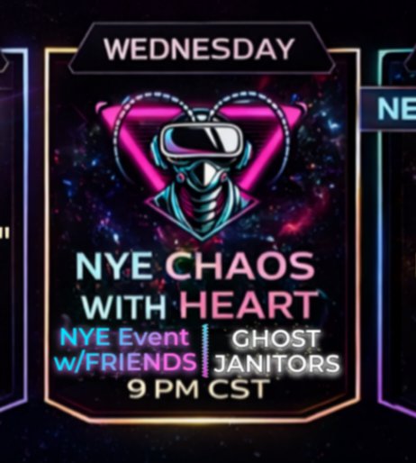 roachhie's tweet image. Thank you for coming out to the stream last night if you did! I genuinely appreciate it a ton. We had a nice turnout for the introduction of my "Deadeye Mode" concept. Who is gonna be there tonight for the NYE Event with @gamzee_kat?? 🤔  it's gonna be a fun time! 👀