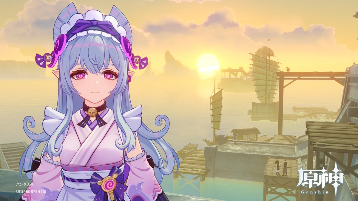 璃月港で初日の出（with瑞希）🌅
#原神