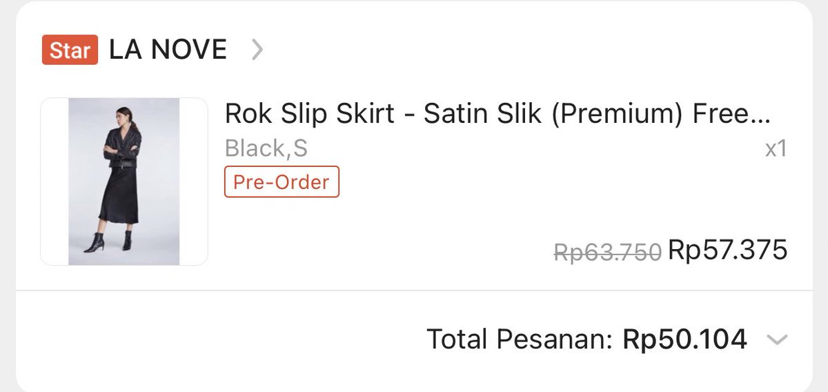Wts!

Rok Satin Warna Hitam
Belum pernah dipakai hanya unbox dan try on ketika sampai. Di jual krn ga muat.

💰35k (inc adm+pack)
📍jkt

wts lfb rok skirt satin midi wanita dom jkt