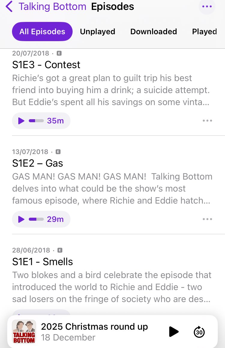 Welcome to all our fantastic new followers. As well as writing the book (out now) and sharing Bottom-themed memes, we are also a podcast! Check out discussion about Bottom, interviews with those who made it and even a recent series on Rik’s other roles. podcasts.apple.com/gb/podcast/tal…