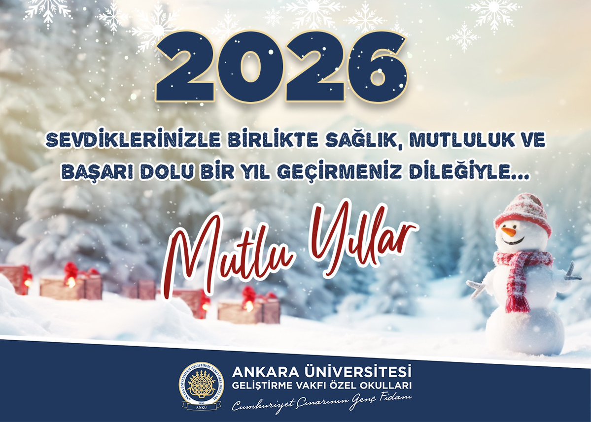 Mutlu Yıllar! 🤗☃️