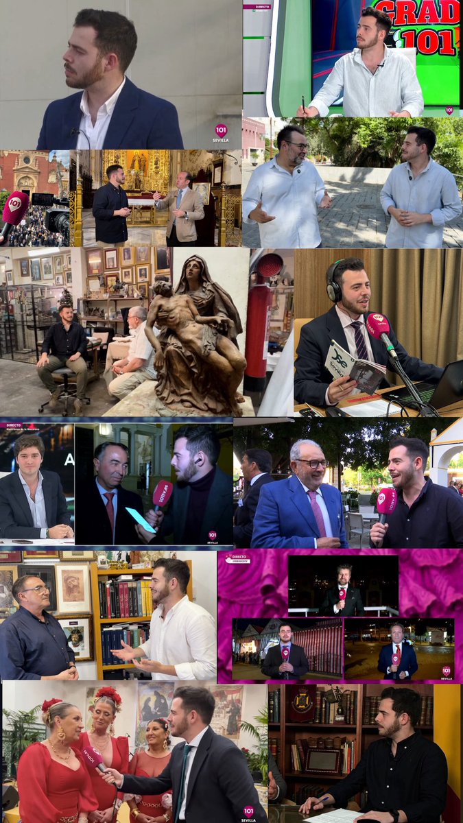 Insistir, persistir y nunca desistir.

Este 2025 me permitió contar mil historias en <a href="/101TVSevilla/">101TV Sevilla</a> , (muchas más de las que aparecen en el collage), pero sobre todo me llevo la sensación de estar orgulloso de mi trabajo.