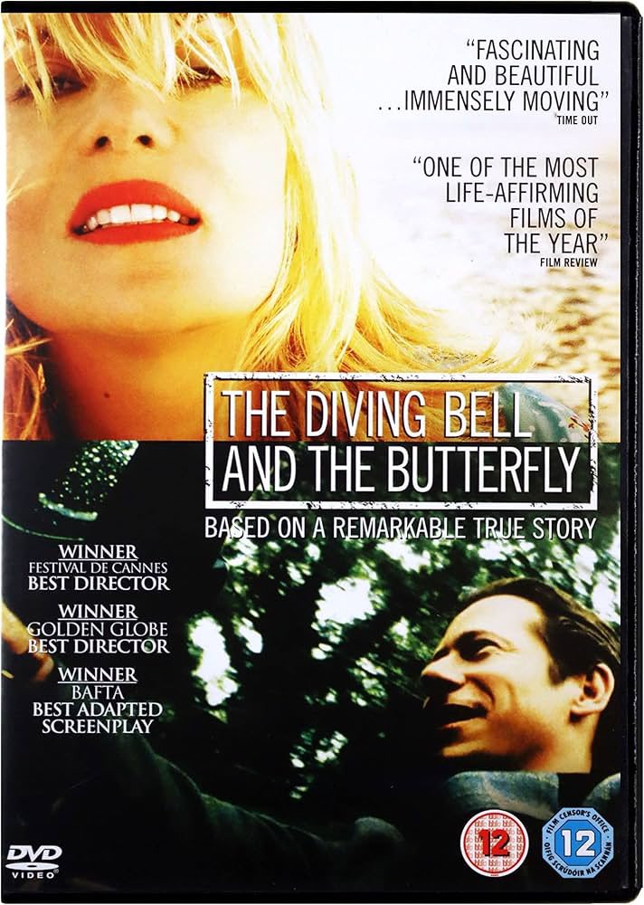 لا يزال فلم "الفراشة وبزّة الغوص" يشغلني مذ شفته قبل سنين.
رجل تقيّده جلطة تحرمه كل حركة عدا حركة العين، فيرى نفسه فراشة داخل بزة غوص نحاسية.
والعقل هكذا، يحلّق داخل جسد يحبسه. يرتحل في المخيال حين تعصيه الجوارح، ويلجأ للذاكرة إن كبّلته الحواس.
وما أجسادنا إلا وعاء يعطب لأرواحنا.