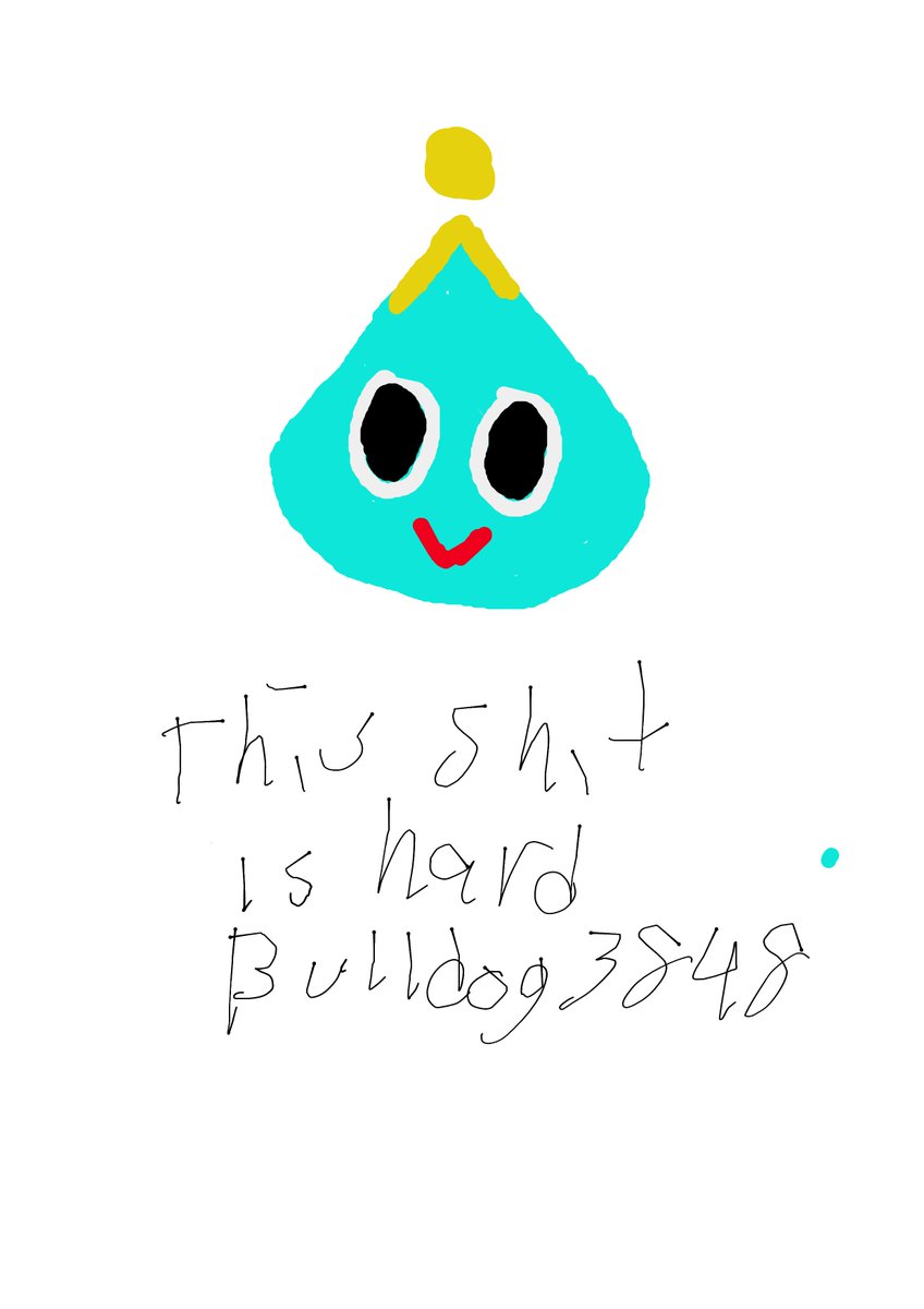 first attempt with new drawing tablet and krita, and yea..this is hard lol