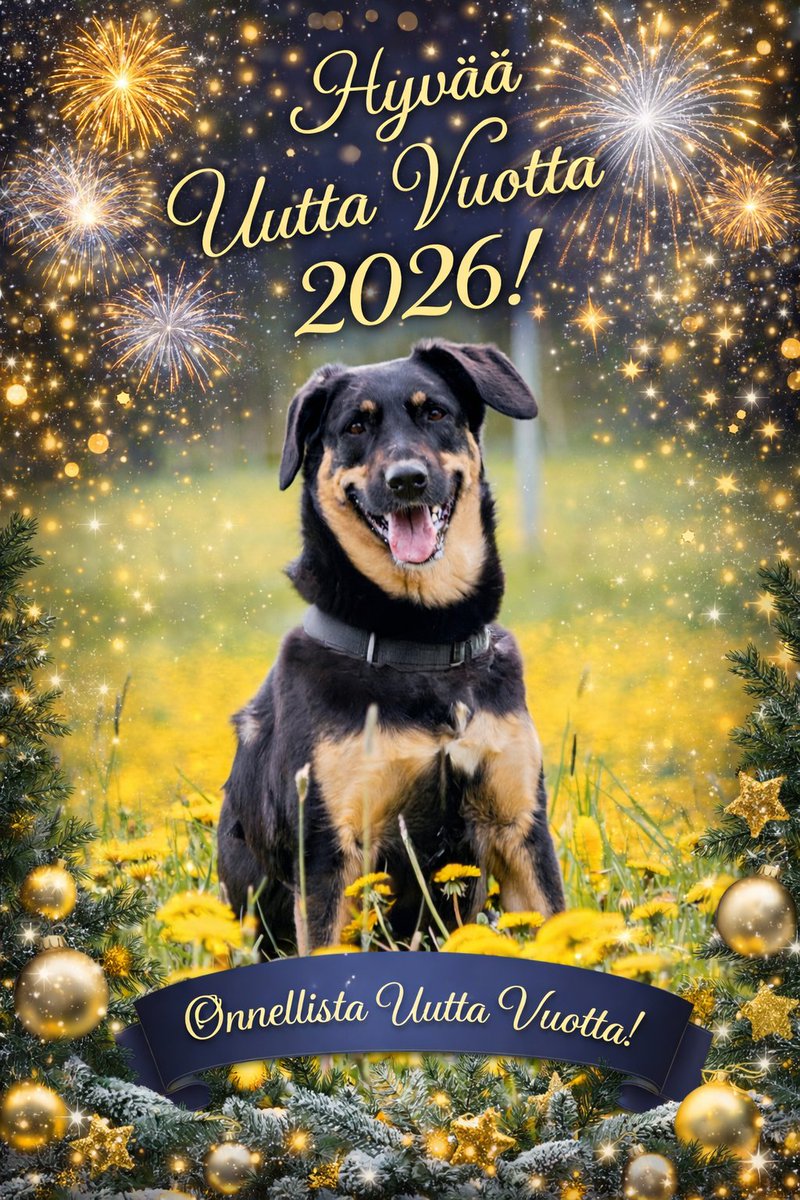 Toivotamme kaikille ihanaa ja riemukasta uutta vuotta 2026 🎇🎆