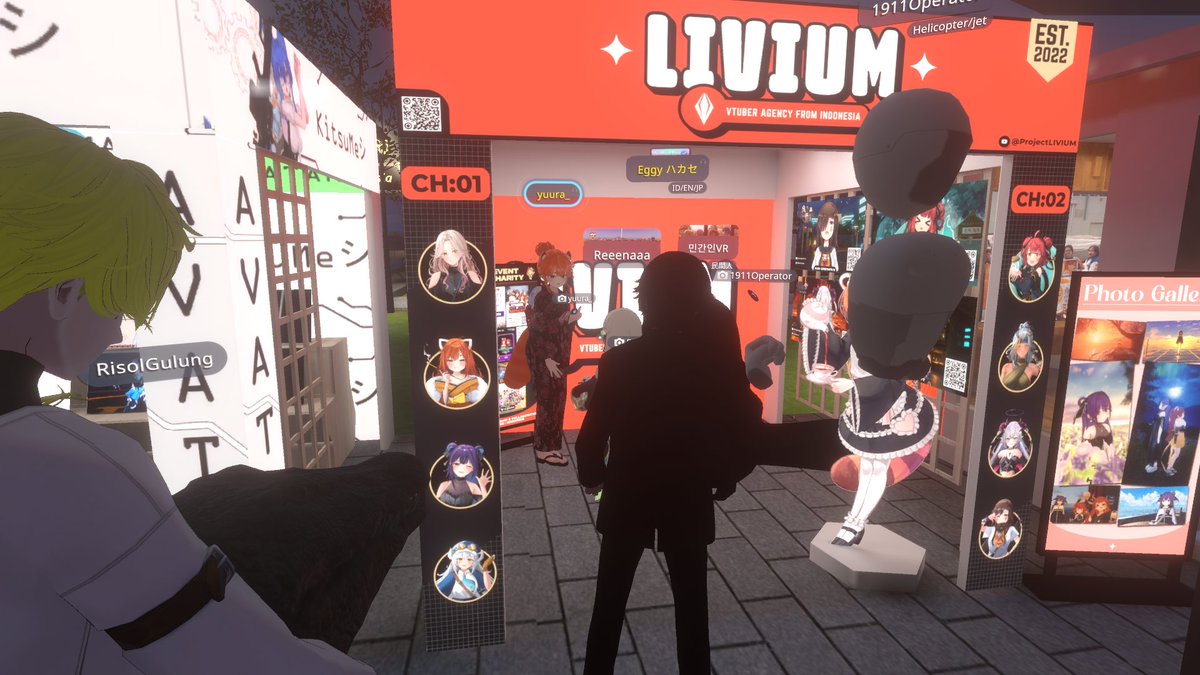 idk seru bgt booth virtual tapi ada pengunjung wkwk