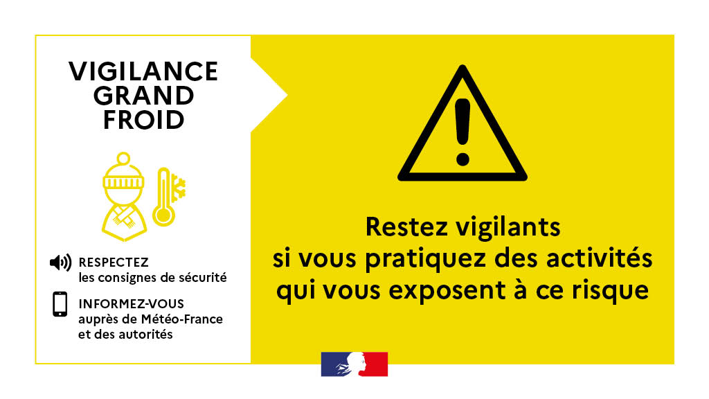 Image de Préfet du Cher - #GrandFroid | 🟡 Le département du Cher est placé en vigilance jaune GRAND FROID par Météo France de