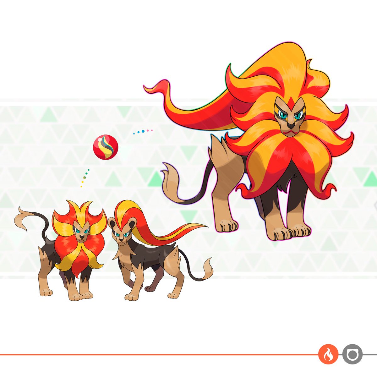 HitalloDuarte's tweet image. Redesign do Mega Pyroar

Decidi fazer alguns ajustes de pontos que me incomodaram no design original.
Trazendo uma mescla mais harmônica entre o Pyroar macho e fêmea no Mega e também trazer mais referencias do teatro Japonês com as pinturas no rosto.

instagram.com/what.if.region/