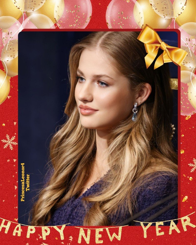 Feliz Año Nuevo, mis queridos seguidores. Que este nuevo año les traiga paz, amor, salud, felicidad y prosperidad. ¡Feliz 2026 a todos!

Son los deseos de la administradora de la cuenta <a href="/PrincesaLeonor4/">Princesa Leonor</a> , para todos ustedes. 💫
#FelizAñoNuevo #HappyNewYear