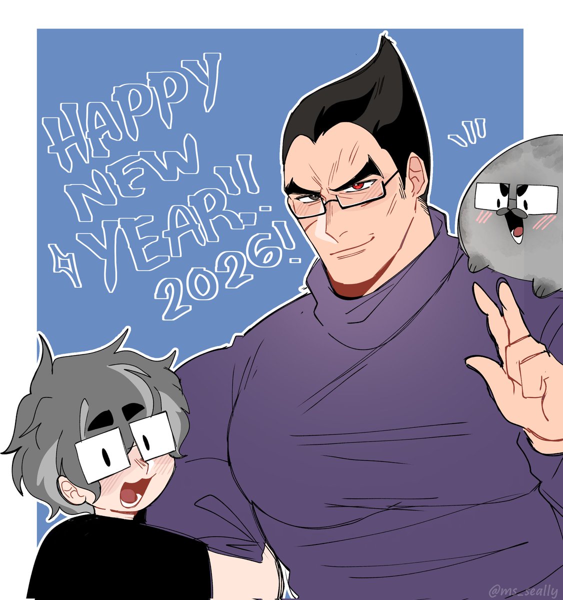 HAPPY NEW YEAR!!👿🦭✨ #KazuyaMishima