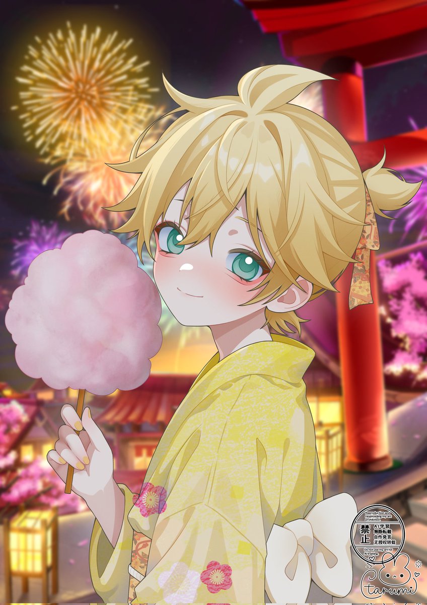 Happy new year! #鏡音レン