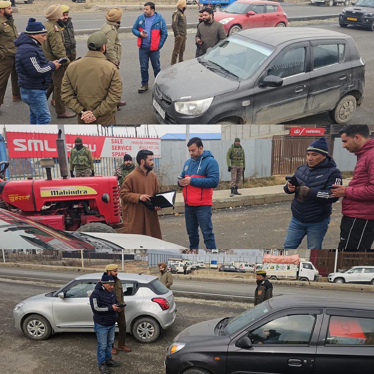 ARTO Baramulla conducted special enforcement drive today Rs 92000 /= fine imposed , 8 vehicles blacklisted and 14 DL suspension notices issued

Today ARTO Baramulla Mr.Mudasir Ahmad  (JKAS) along JK Police officials conducted a joint enforcement drive on National Highway Sangrama