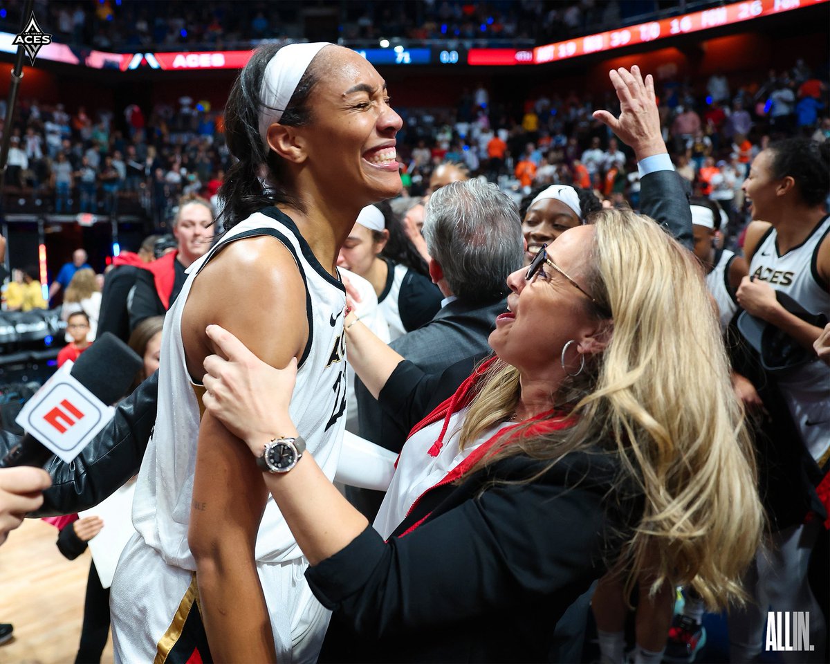 LVAces's tweet image. On this day in 2021, @BeckyHammon was named Head Coach of the Las Vegas Aces, and the rest is…well, you know the rest 🏆🏆🏆