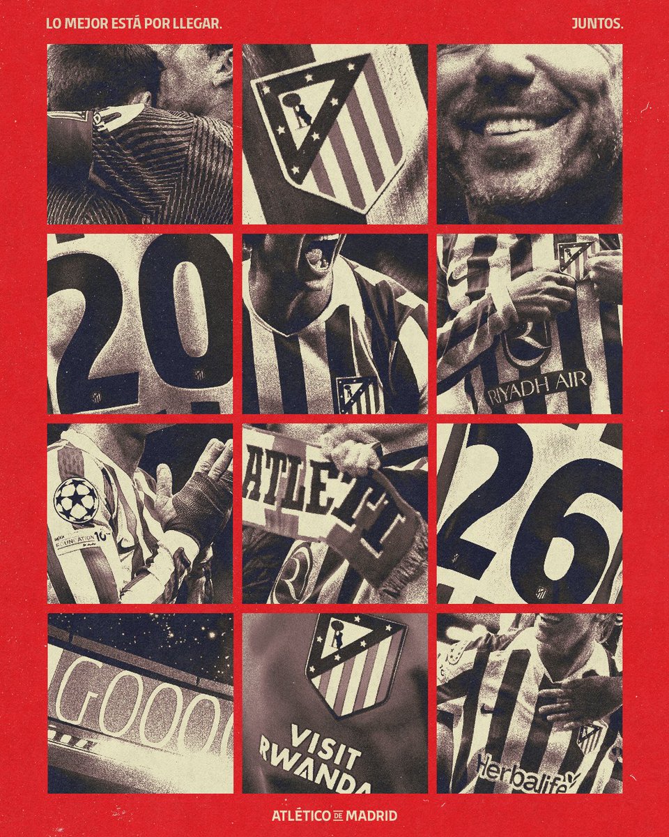 Atleti's tweet image. FELIZ 2026 ❤️🤍
