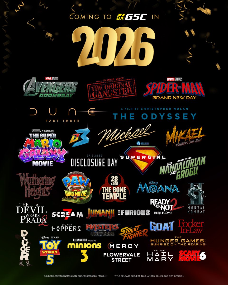 New Year, New Movies! Let's go 2026! 🎬