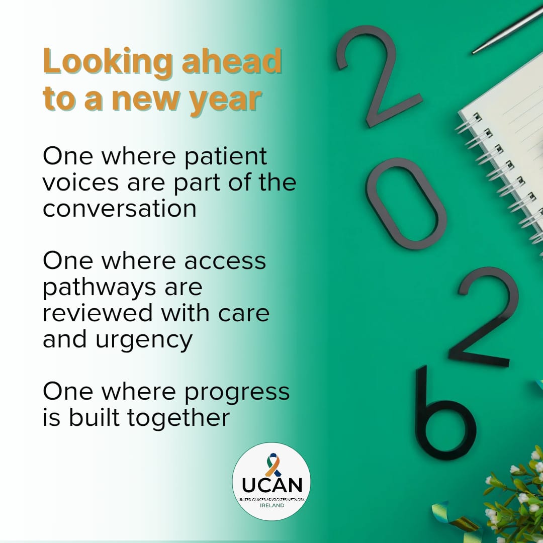 Happy New Year from UCAN Ireland team 🎊 Thank you for the incredible support since we launched. We couldn't do it without you! May your New Year be filled with hope and positivity ❤️⭐