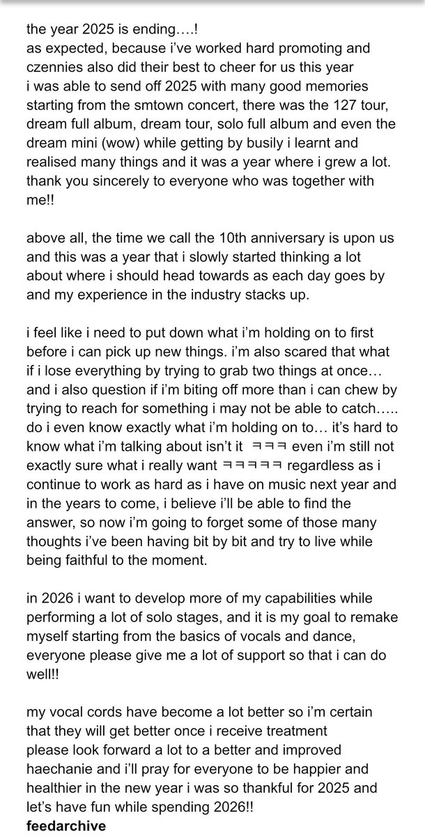 feedarchive's tweet photo. 260101 🐻💬 UPDATE https://t.co/bNMloQU8IP