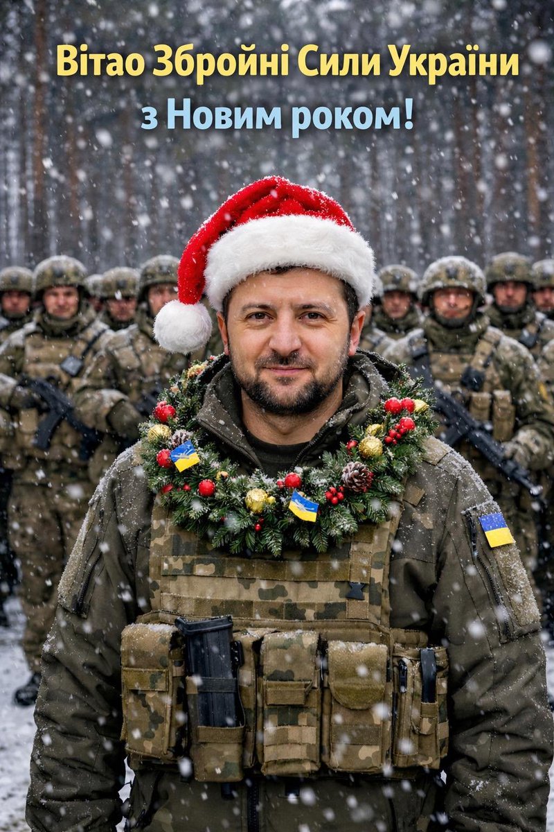 Тим, хто стоїть у холоді, в лісі, в окопах і на передовій.
Тим, хто тримає не лише зброю, а й нашу надію.
 Вітаю Збройні Сили України з Новим роком!
Нехай 2026-й принесе більше світла, більше життя
і головне — Перемогу та повернення додому.
 Дякуємо за кожен день.