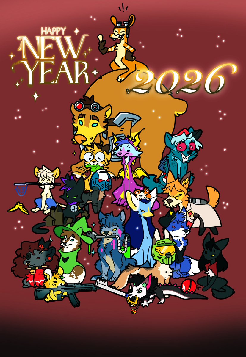 My new year’s goal was to meet new art friends and make peeps happy with my doodles and I would like to say that I feel like I accomplished that this year. Happy New Years everyone! (Can you name all the references?)