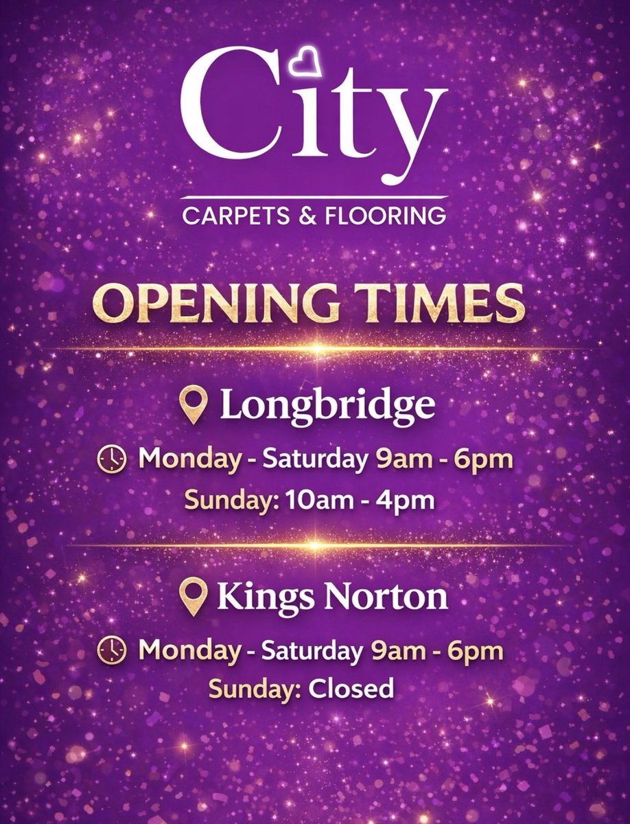 city_carpets's tweet photo. A huge thank you to everyone who’s supported City Carpets &amp; Flooring this year. Your custom, trust &amp; support mean everything to us.

Wishing you all a very Happy New Year 🎉

#ThankYou #MerryChristmas #HappyNewYear #SmallBusiness #SupportLocal #HappyNewYear2026 #NewYearsEve https://t.co/Tez83zPjk8