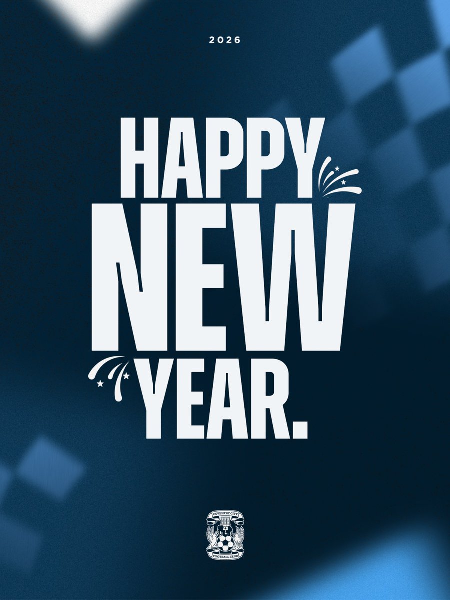 Coventry_City's tweet image. Happy New Year Sky Blues! 🎆