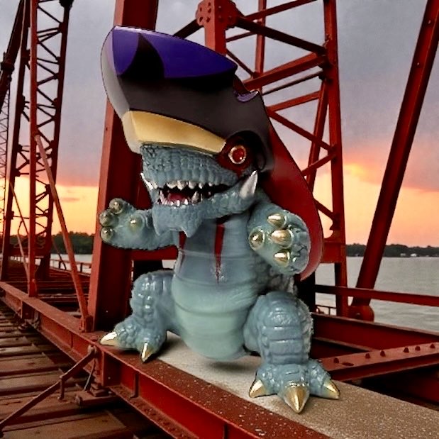 パパンガ PAPANGA ソフビ Yasuyuki Kobayashi 小林康之 今日もどこかで #カレゴン #ソフビ #sofbi #kawaii #sofvi #カレー #怪獣