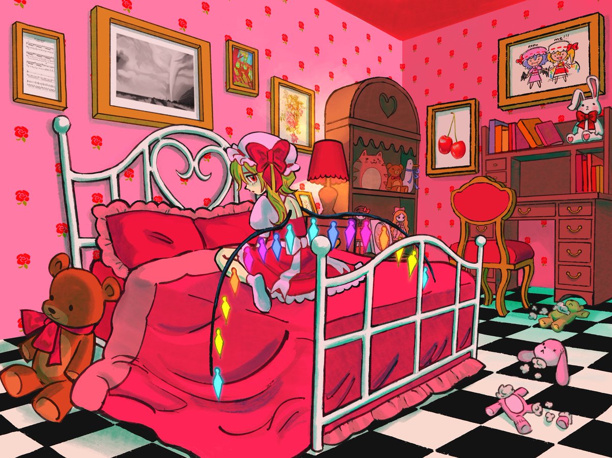 last drawing of 2025. flandre in her bedroom 🥀