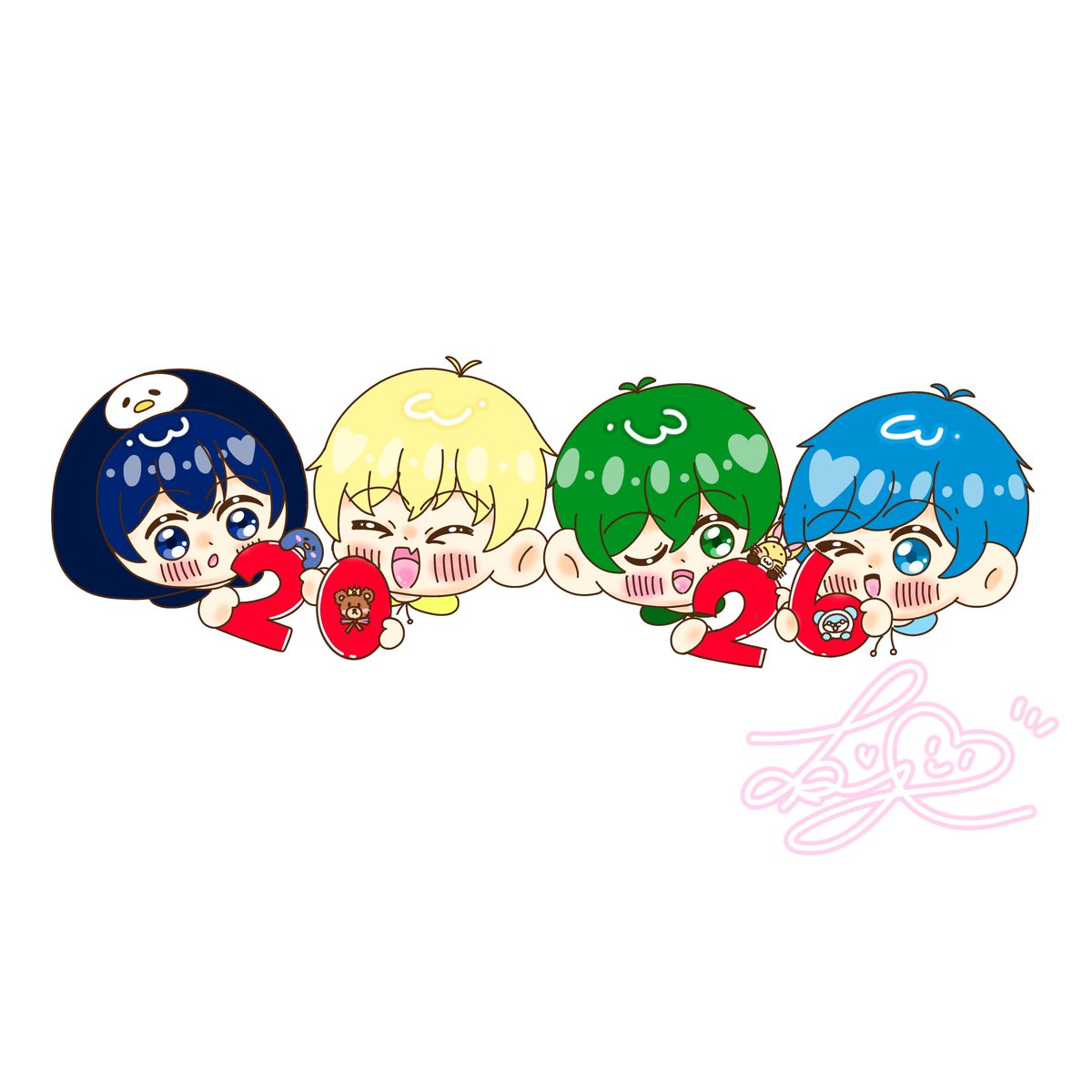 Lilly_ribbon's tweet photo. ॱ॰*❅HAPPY NEW YEAR❅*॰ॱ

 #こるぺんしる 
 #あるまぁーと
 #はたアート
 #影絵と書いてファンアートと読ませたい https://t.co/Y5hbc7hW2u