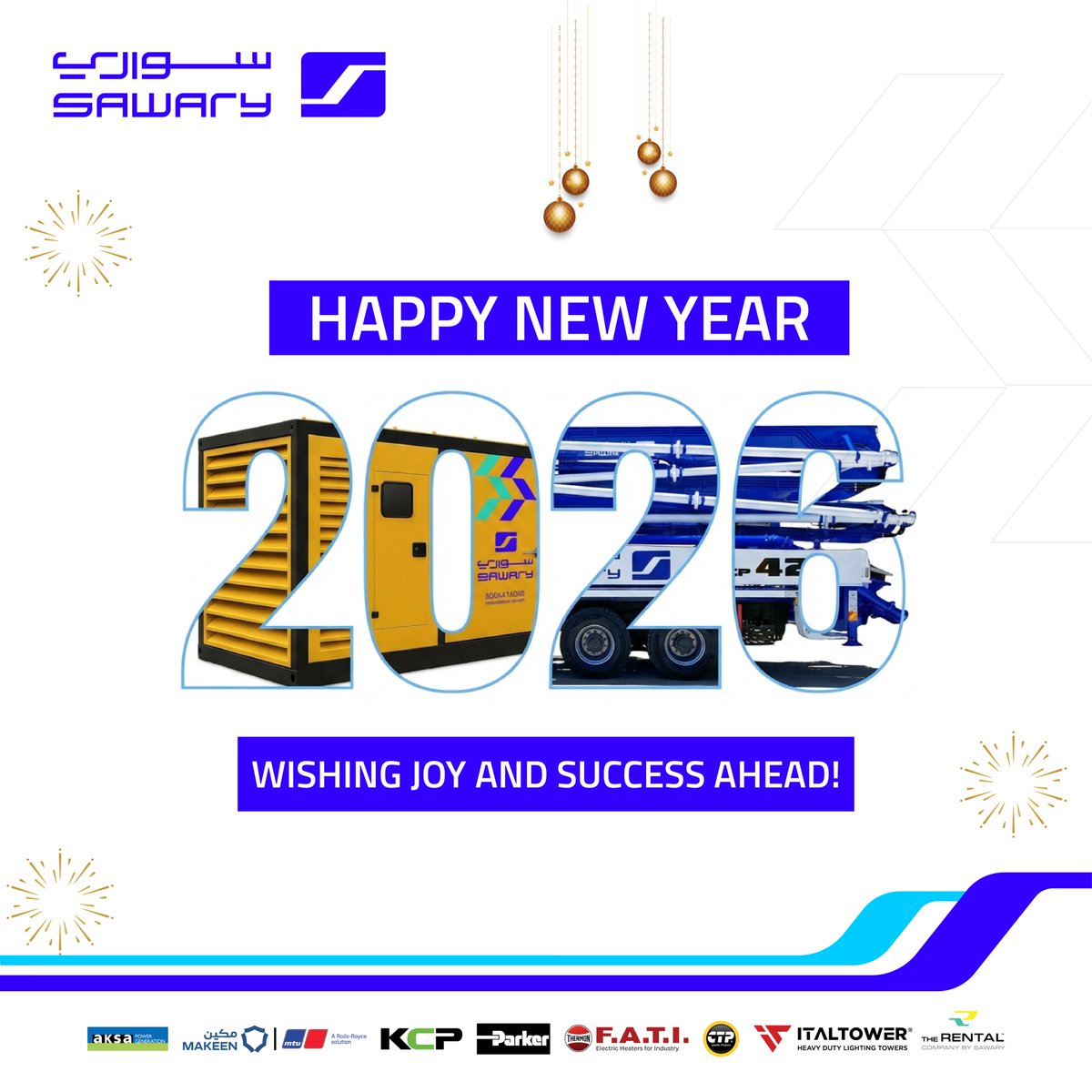 SAWARY_sa's tweet photo. As we begin a new year, we move forward with a new amazing power and a broader vision to build a stronger future.⚡

We  wish our employees, customers, and partners a year filled with  strength, continuity, and building greater achievements together.

 #Sawary   #ɴᴇᴡʏᴇᴀʀ2026 https://t.co/Mwkht3sQ0a