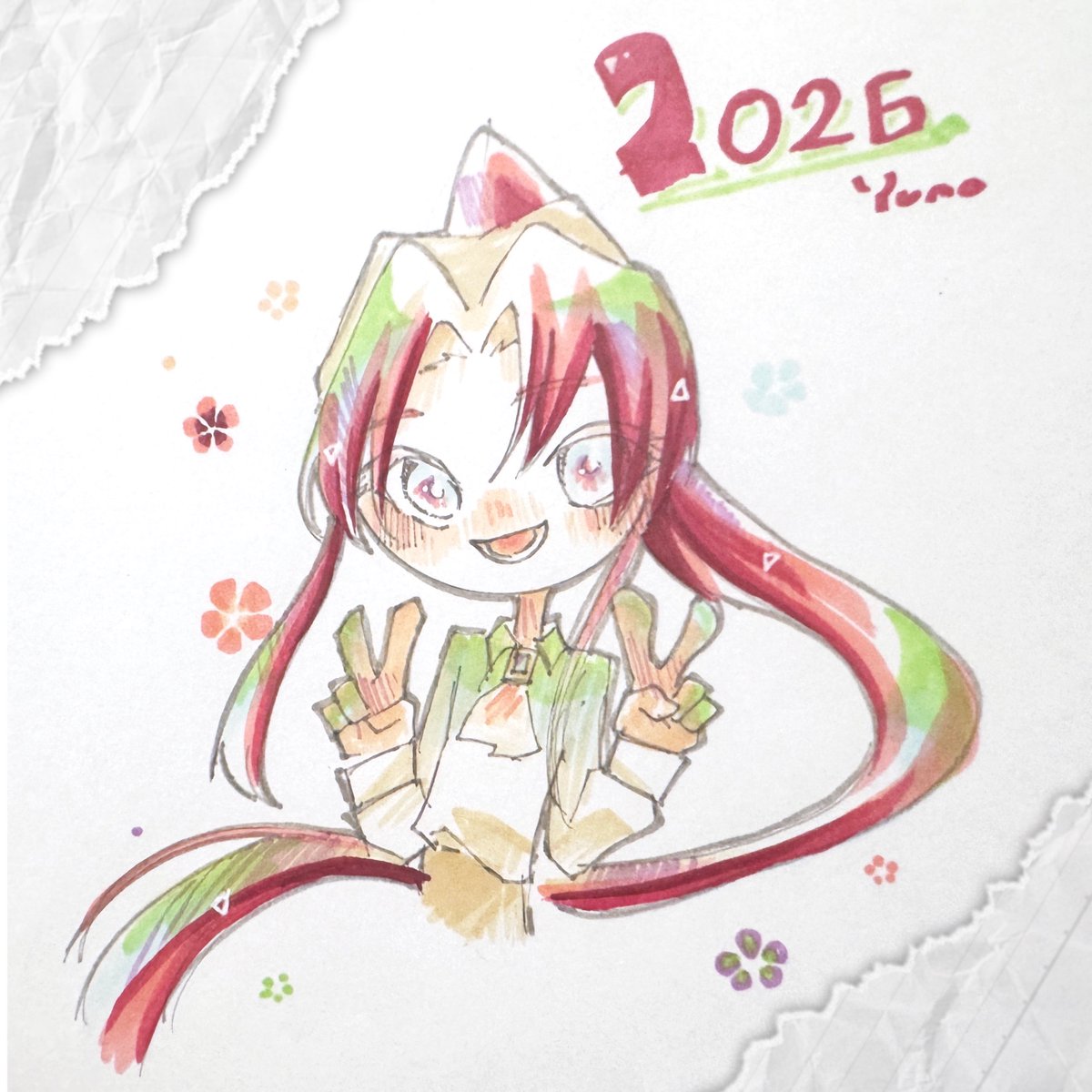 yu_nor_'s tweet photo. 明けましておめでとうございます！
本年もどうぞ宜しくお願い申し上げます🙌

今年は棒も人もたくさん描きたい気持ち https://t.co/DhlwSrUf0o
