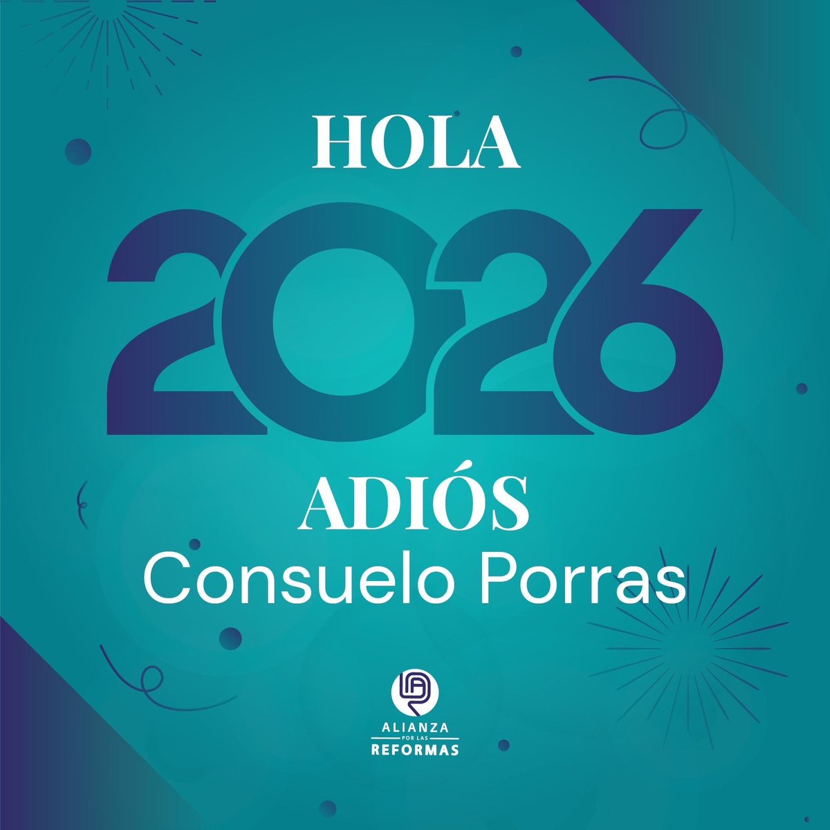 2026
#AdiósConsueloPorras 👋🏽
