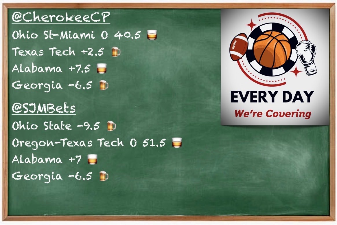 SJMBets's tweet image. #CFBPlayoff @CherokeeCP