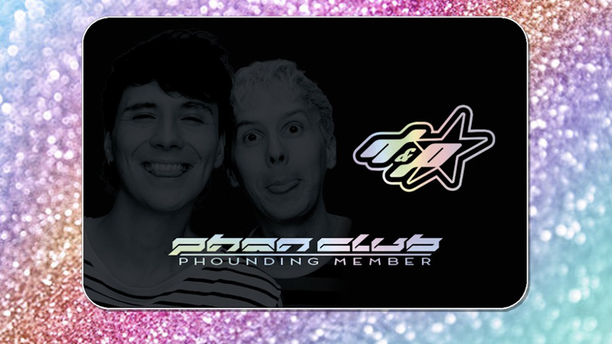 AmazingPhil's tweet image. merry crowning of 2026

critical news bulletin that today is the FINAL DAY you can grab the limited edition holographic phounding member's card by upgrading to the pham tier ty!! patreon.com/danandphil