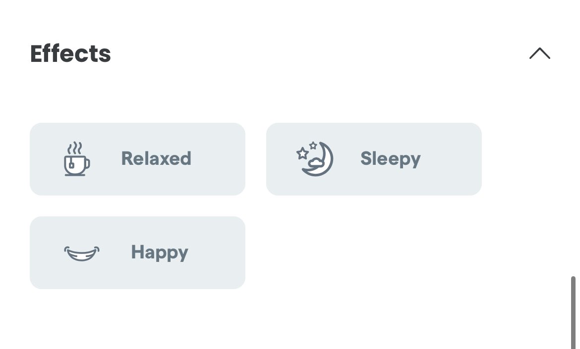 maaason's tweet photo. i love shopping for weed online because every strain is just described like this. might as well just say “yeah, it’s weed.” https://t.co/RmTqNw4arD