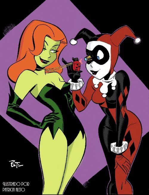 Harley Quinn &amp; Poison Ivy by Bruce Timm