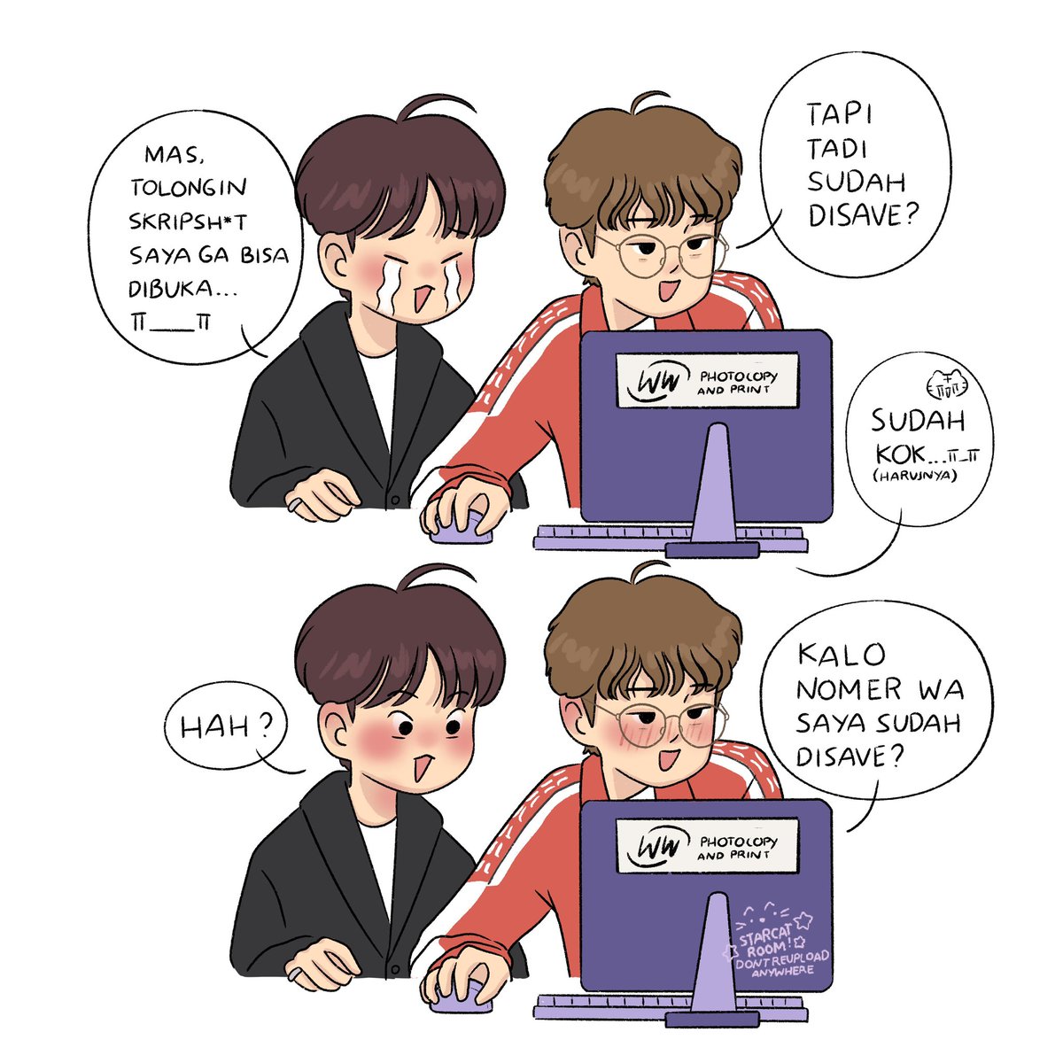 Hati-hati mas mas printing
