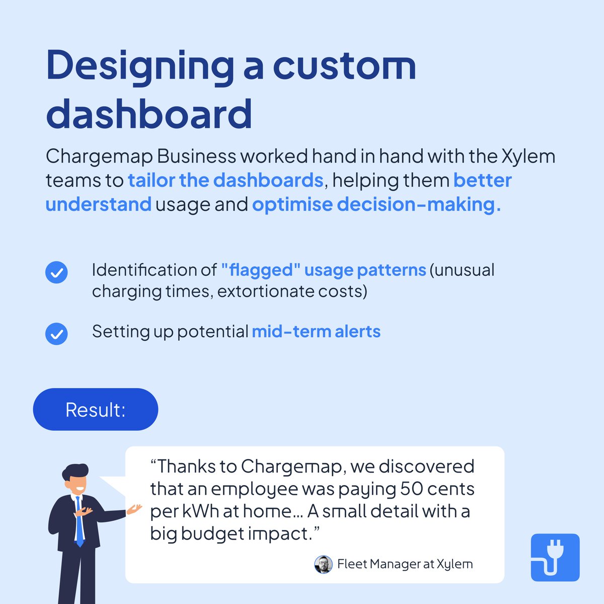 Chargemap's tweet image. How did Xylem reduce the charging costs of its electric fleet by 26%? 

A global leader in water technology, Xylem took on a new challenge: electrifying its corporate fleet while keeping costs under control.  

🔍 Market monitoring, customised dashboards, strategic vision...…