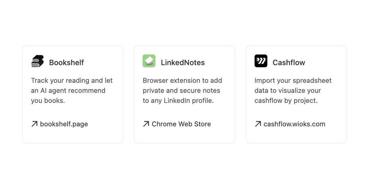 ericwioks's tweet photo. Wrapping this year
- doubled Tricalendario users (16K+ new)
- dove into B2B with Daochat
- built 3 new projects: Bookshelf, LinkedNotes and Cashflow
- traveled to 11 countries (6 new)

Happy with the progress, I built faster and better! 
2026 goal is to launch and promote more https://t.co/gp82GwRYDc